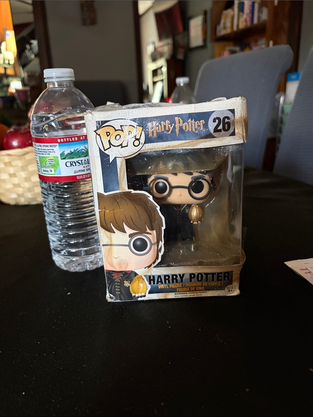 Funko Harry Potter Pop! Vinyl Figure - Black, Brown, Gold (water damaged box)